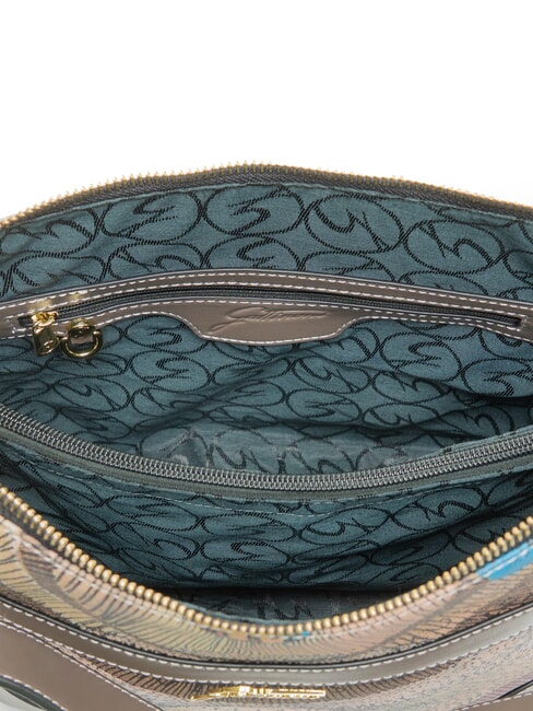 PLANETARIUM Bolso de hombro acuarela salvaje/ topo oscuro - Bolsos Mujer