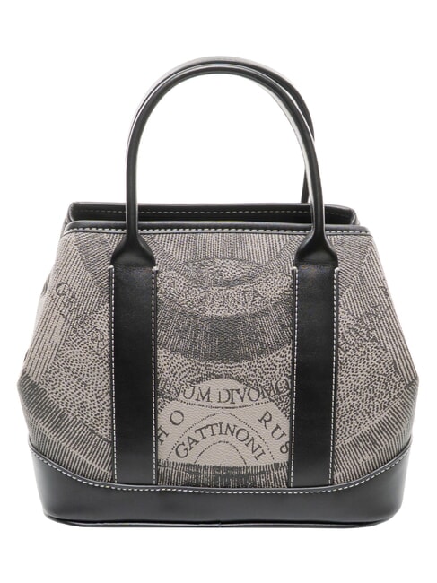 PLANETARIUM Bolso de mano con correa para el hombro. monocrom&aacute;tico gris claro/negro - Bolsos Mujer