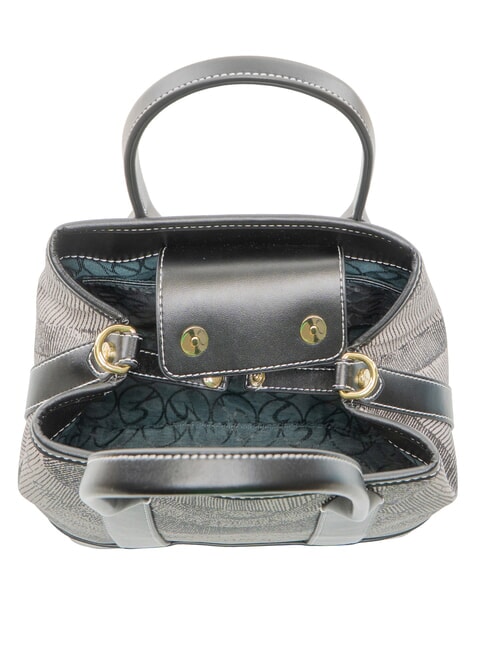 PLANETARIUM Bolso de mano con correa para el hombro. monocrom&aacute;tico gris claro/negro - Bolsos Mujer