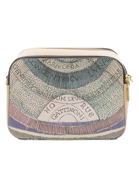 PLANETARIUM Bolso bandolera tipo funda para c&aacute;mara acuarela/beige - Bolsos Mujer