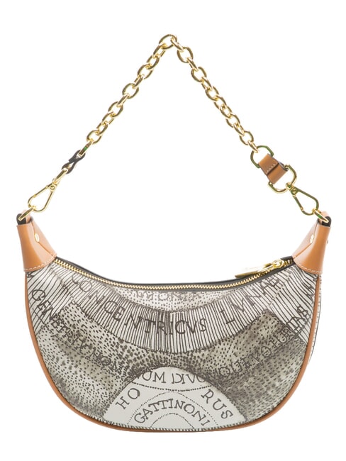 PLANETARIUM Bolso de hombro con correa para el hombro. tinta sepia/marr&oacute;n claro - Bolsos Mujer