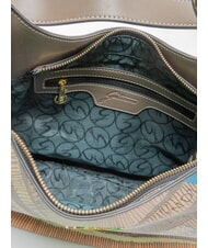 GATTINONI PLANETARIUM Bolso de hombro acuarela salvaje/ topo oscuro - Bolsos Mujer - 4