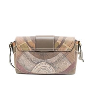 GATTINONI PLANETARIUM Bolso de hombro con solapa acuarela salvaje/ topo oscuro - Bolsos Mujer - 4