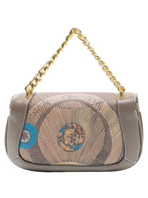 PLANETARIUM Bolso peque&ntilde;o acuarela salvaje/ topo oscuro - Bolsos Mujer