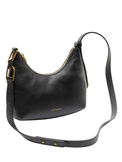 SAGITTA Bolso de hombro de piel negro - Bolsos Mujer