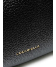 COCCINELLE SAGITTA Bolso de hombro de piel negro - Bolsos Mujer - 3