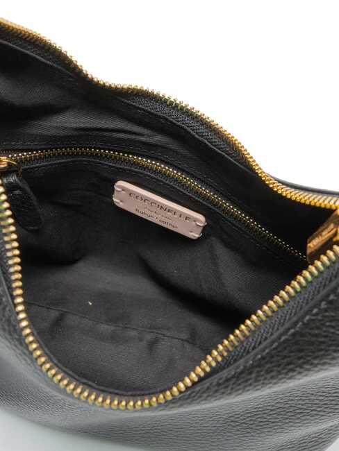 SAGITTA Bolso de hombro de piel negro - Bolsos Mujer