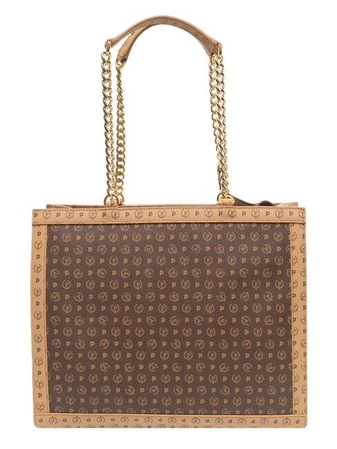 HERITAGE Bolso de hombro marr&oacute;n crema - Bolsos Mujer