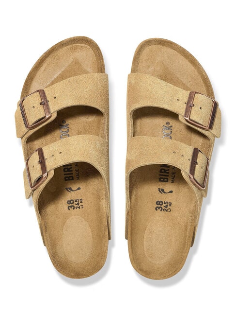 ARIZONA Sandalias de cuero crema de leche - Zapatos Mujer