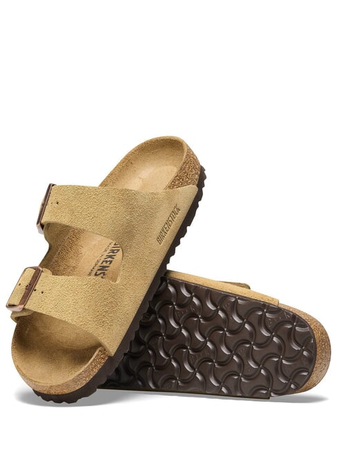 ARIZONA Sandalias de cuero crema de leche - Zapatos Mujer
