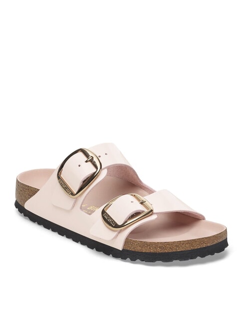 ARIZONA BIG BUCKLE Sandalias de cuero rosa claro - Zapatos Mujer