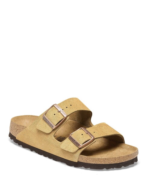 ARIZONA Sandalias de cuero crema de leche - Zapatos Mujer