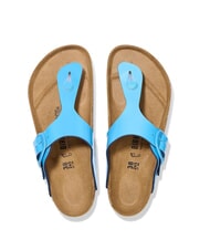 BIRKENSTOCK GIZEH BIG BUCKLE Sandalias azul cielo patentado - Zapatos Mujer - 3
