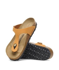 BIRKENSTOCK GIZEH Sandalias de cuero naranja quemado - Zapatos Mujer - 4