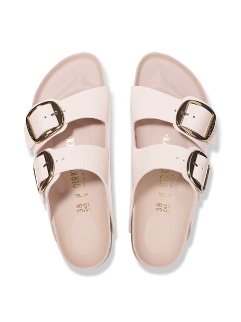 ARIZONA BIG BUCKLE Sandalias de cuero rosa claro - Zapatos Mujer