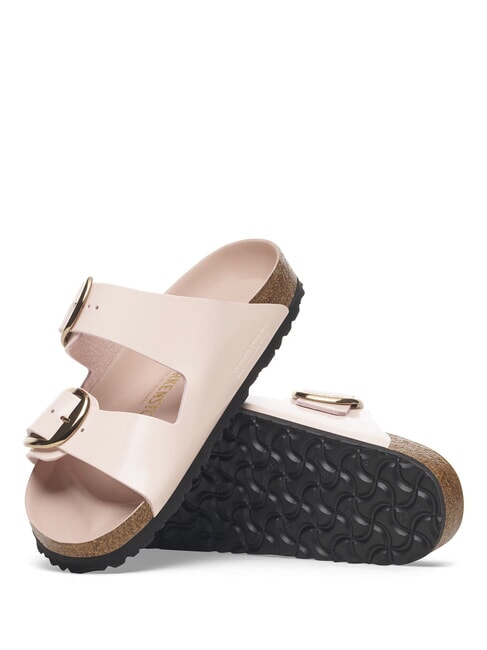 ARIZONA BIG BUCKLE Sandalias de cuero rosa claro - Zapatos Mujer