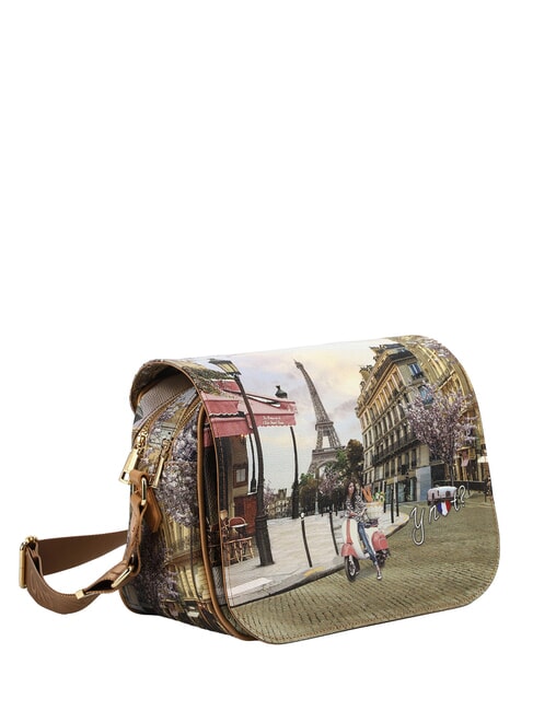 YESBAG Bolso de hombro con solapa velo paris - Bolsos Mujer