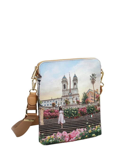 YESBAG Bolso de hombro plano floral - Bolsos Mujer