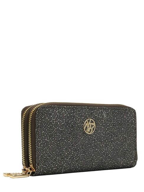 LUX Cartera grande con cremallera. gris pardo - Carteras Mujer