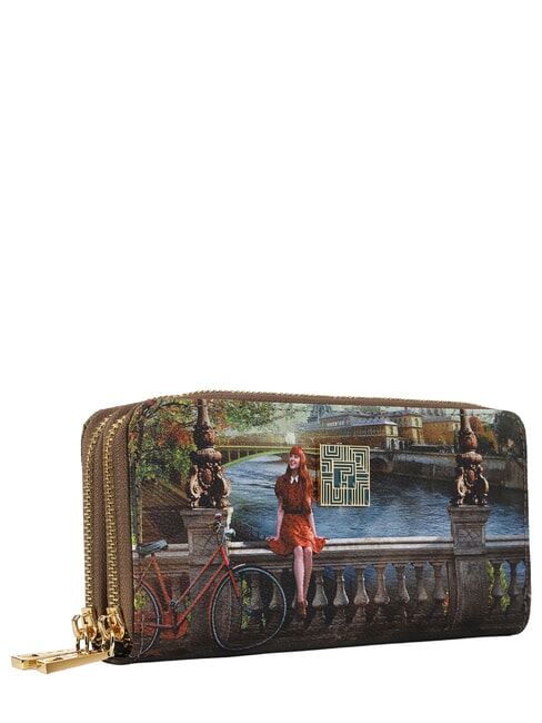 CITY LIFE Cartera grande con cremallera felicidad - Carteras Mujer