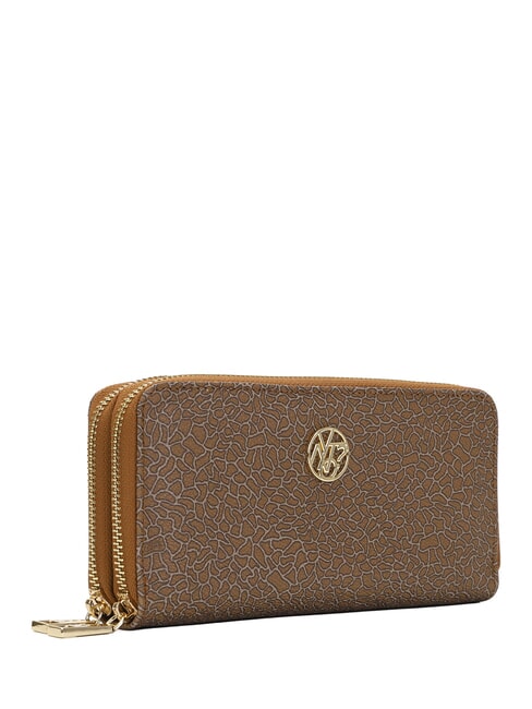 LUX Cartera grande con cremallera. tabaco - Carteras Mujer