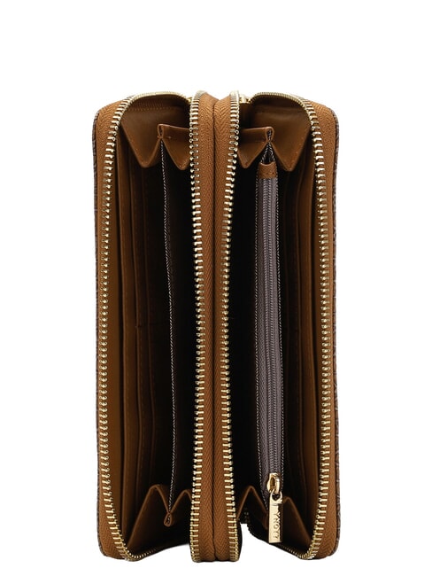 LUX Cartera grande con cremallera. tabaco - Carteras Mujer