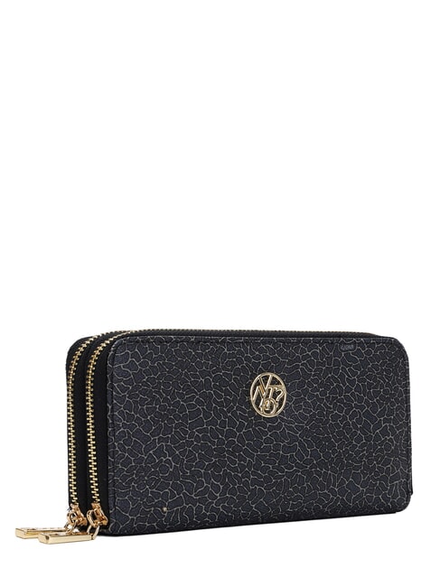 LUX Cartera grande con cremallera. NEGRO - Carteras Mujer