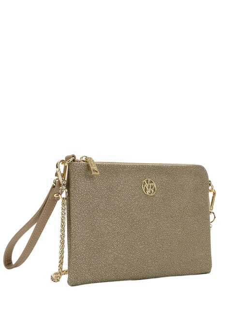 LUX Bolso de mano con pu&ntilde;o BEIGE - Bolsos Mujer