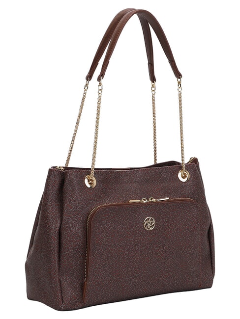 LUX  Bolso de hombro grande caoba - Bolsos Mujer