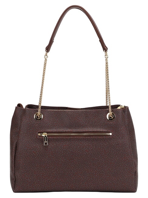 LUX  Bolso de hombro grande caoba - Bolsos Mujer