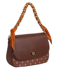 YNOT EMILY Bolso de hombro con cadena logotipo de chocolate - Bolsos Mujer - 2