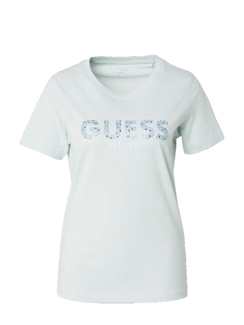 STUDS SCRIPT Camiseta de manga corta verde azulado brumoso - camiseta