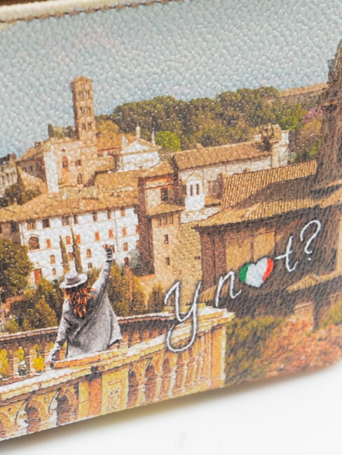 YESBAG Bolso de mano con pu&ntilde;o paisaje de Roma - Bolsos Mujer