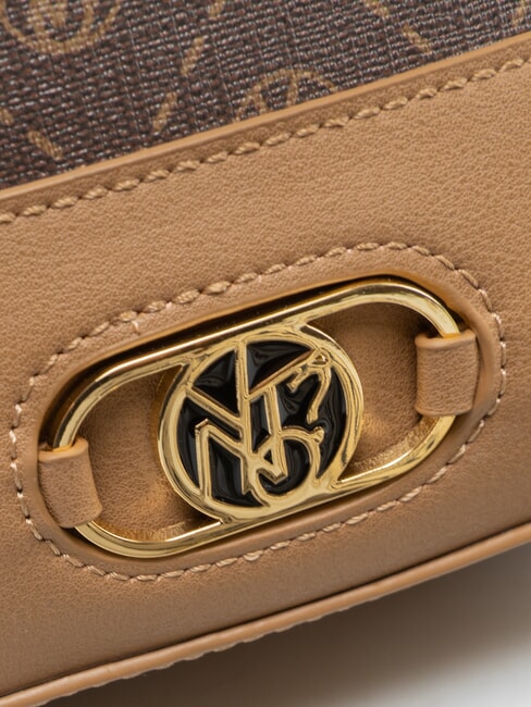 SYMBOL Minibolso de hombro chocolate - Bolsos Mujer