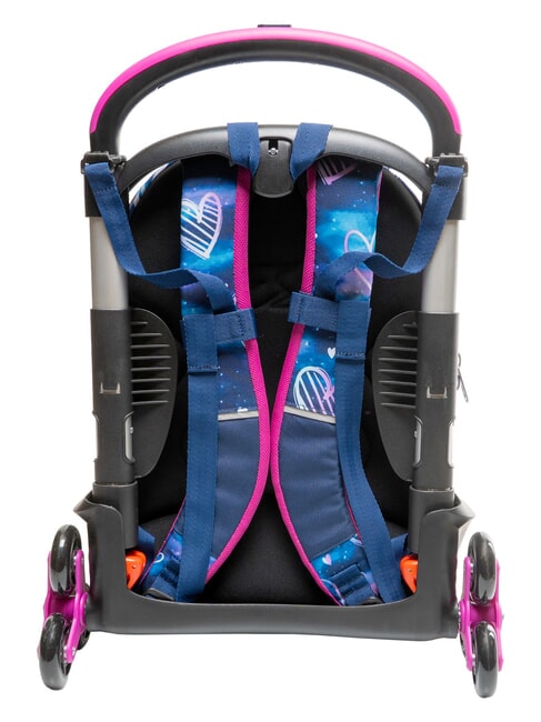 GLOOMY HEART Mochila con ruedas, desmontable Bluedeep - Mochilas con ruedas
