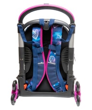 SEVEN GLOOMY HEART Mochila con ruedas, desmontable Bluedeep - Mochilas con ruedas - 4