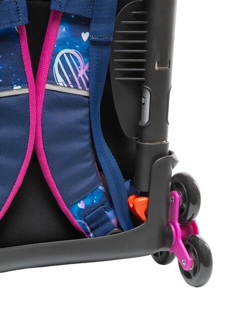 GLOOMY HEART Mochila con ruedas, desmontable Bluedeep - Mochilas con ruedas