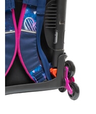 SEVEN GLOOMY HEART Mochila con ruedas, desmontable Bluedeep - Mochilas con ruedas - 5