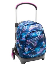 SEVEN GLOOMY HEART Mochila con ruedas, desmontable Bluedeep - Mochilas con ruedas - 6