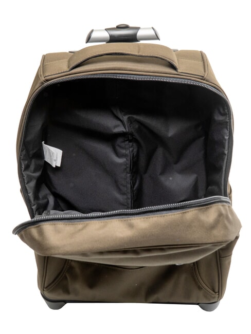 SOLID GRS Mochila con carrito de 2 ruedas, fija militar verde - Mochilas con ruedas