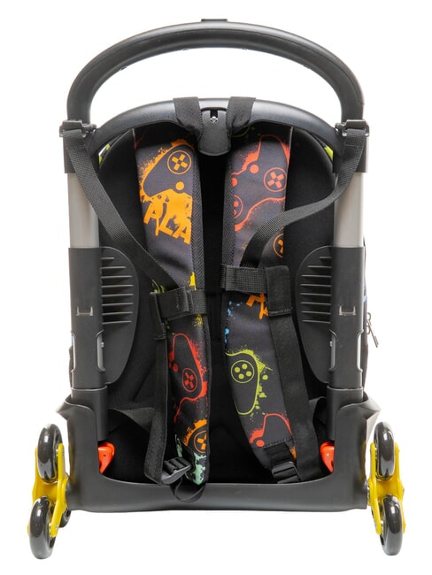 FLASHY SIGN Mochila con carrito negro - Mochilas con ruedas