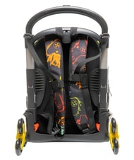 YUB FLASHY SIGN Mochila con carrito negro - Mochilas con ruedas - 4
