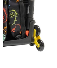 YUB FLASHY SIGN Mochila con carrito negro - Mochilas con ruedas - 5