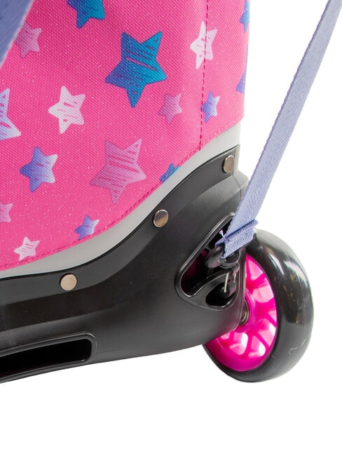 HAYRIDE Mochila con carrito fuxiafluo - Mochilas con ruedas