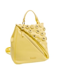 BRACCIALINI SOFIA Mochila de piel con peque&ntilde;as flores amarillo - Bolsos Mujer - 5
