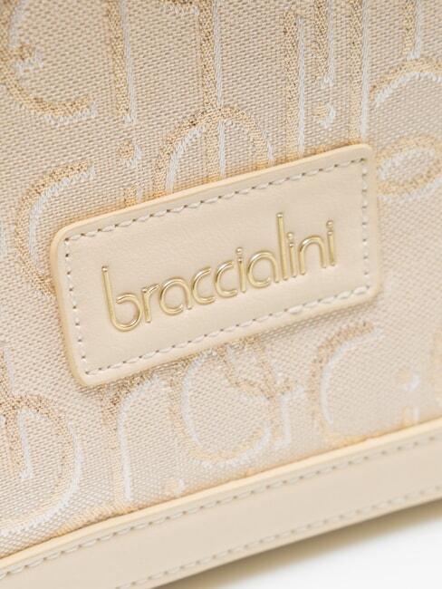 GINGER Bolso de mano con bandolera plata - Bolsos Mujer