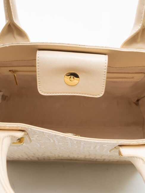 GINGER Bolso de mano con bandolera plata - Bolsos Mujer