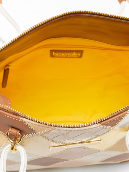PATCH bolso beige - Bolsos Mujer