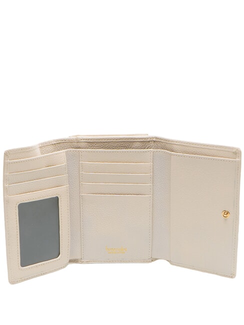 BASIC Cartera de cuero beige - Carteras Mujer