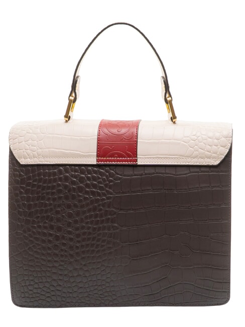 ALICIA Bolso de mano de cuero multicolor/ciruela - Bolsos Mujer